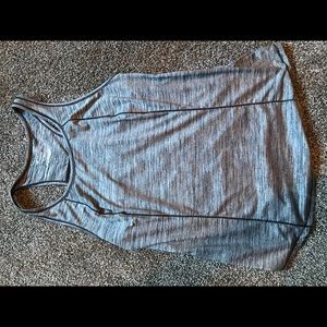 Multi color gray work out tang-top